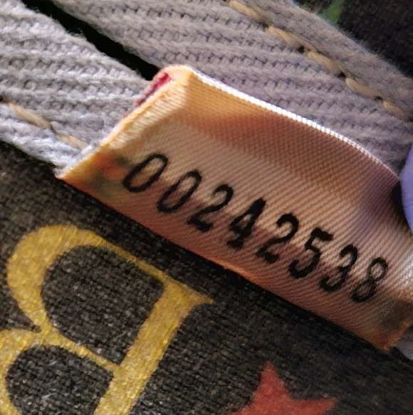 Dooney & Bourke Multicolor Logo Drawstring Tote | Y2K | Leather Trim - Picture 14 of 15